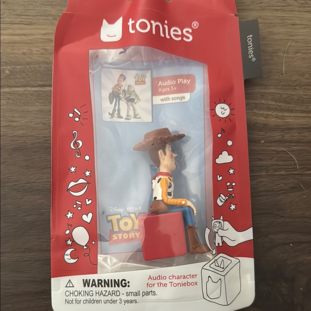 Tonies Toy Story Woody Audio Play Figure - Brown and Blue